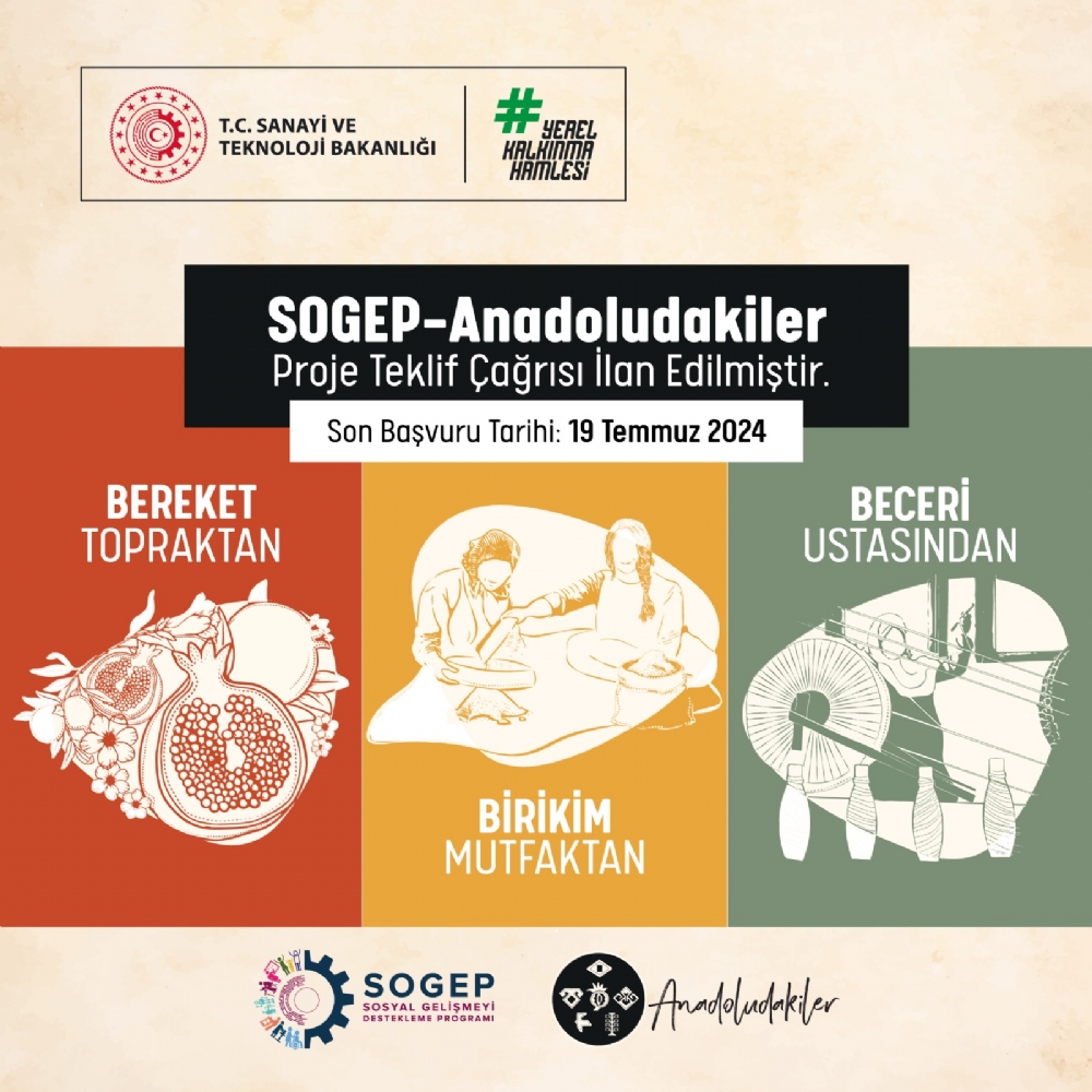 Sosyal Gelimeyi Destekleme Program (SOGEP) - Anadoludakiler Proje Teklif ars lan