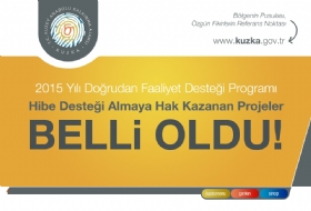 KUZKA 2015 Yl DFD Program Kazanan Projeler 