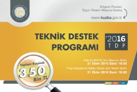 2016 Yl Teknik Destek (TD) Program
