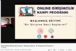 Online Giriimcilik Kamp Eitimlerimiz Balad
