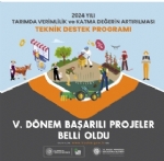 Tarmda Verimlilik Ve Katma Deerin Artrlmas Teknik Destek Program 5. Dnem Sonular Belli Oldu